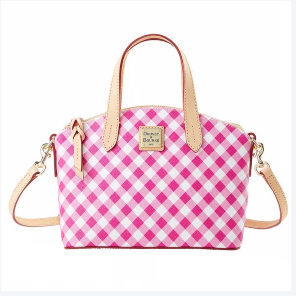 Dooney & Bourke Pink Gingham Women's Bag